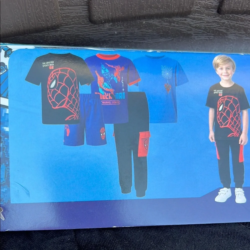 Marvel Kids Spider-Man Graphic Tee - Black & Red